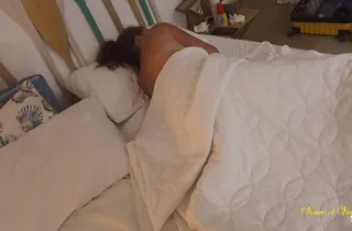 Stepmom Venus & Vulcanus wake up stepson with rock-hard chisel & stifle b trap in HD!