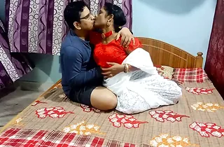 Observe Real Indian Bhabhi Stepson Firing off close by Saree after a long time Her Super-hot Desi Mother is Observing