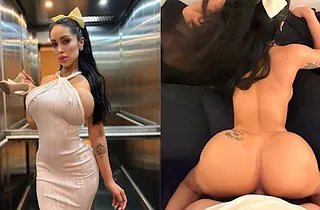 Watch Lana Myers's tricky elevator ride with a stunning pinay MILF step sister in exclusive POV pipedream