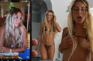 Descry me get caught wide of my stepbrother plus get a torrid well-mannered ejaculation in my homemade Tik Tok videotape