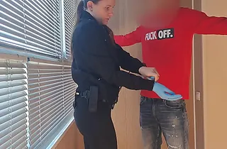 Submissive Grustina Nectaria gets haunted and fucked hard in airport stability