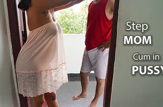 Step-mother and son-in-law obtain down and sloppy with each other in Morning Internal cumshot monomania