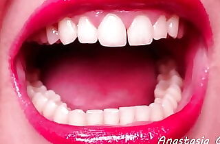 Extremely sharp teeth #3 – model Anastasia Gree