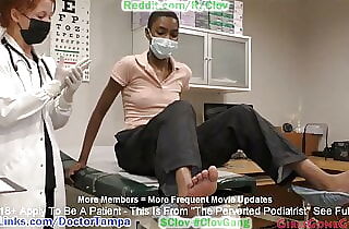 Deviant Podiatrist Stacy Shepard Takes Her Time Examining Jewel's Perspiring Feet During An Exam At GirlsGoneGyno Com