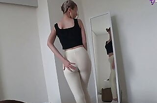 My stepsister caught me with a standing knob and fucked me - Bellamurr