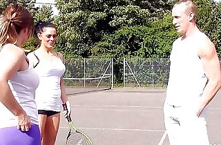 Super-hot Mother Jess tricked to Fuck by Sons greatest Mate after Tennis match