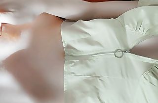 Smallish ginger-haired pussy gets an orgasm. Masturbation of a petite bean and a saucy orgasm. Naked skinny doll