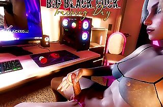 Hefty Black Cock Training Day